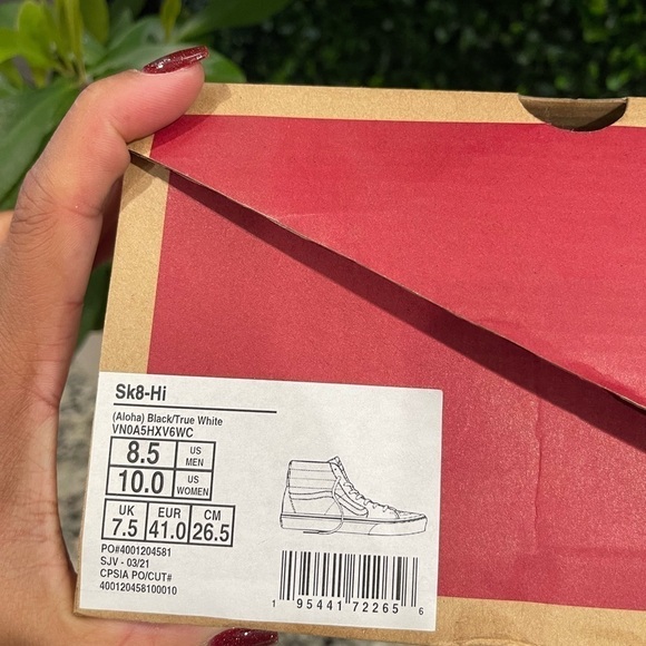 VANS *RARE* Hi Top Sneaker ALOHA - Picture 3 of 7